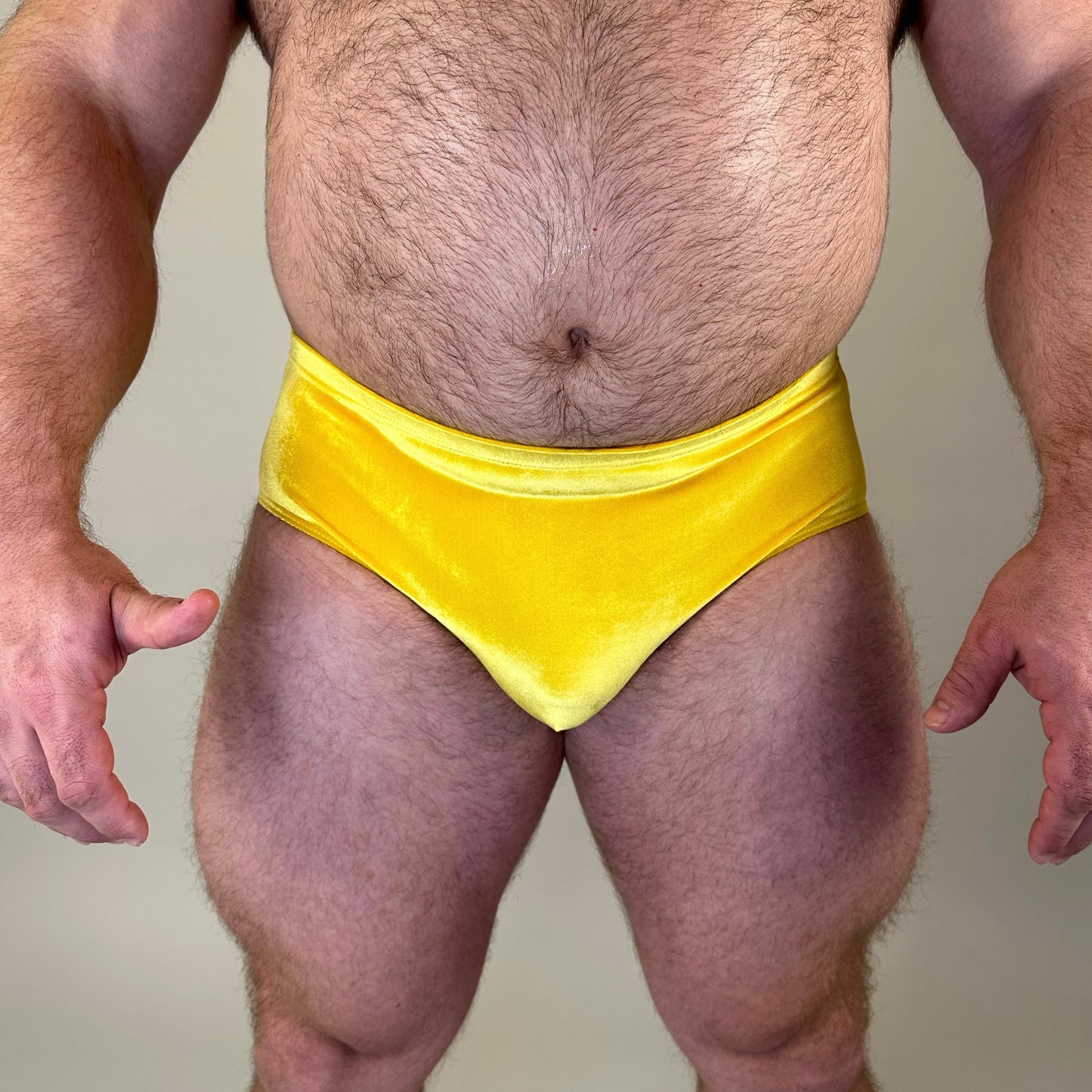 Gold Velvet Brief