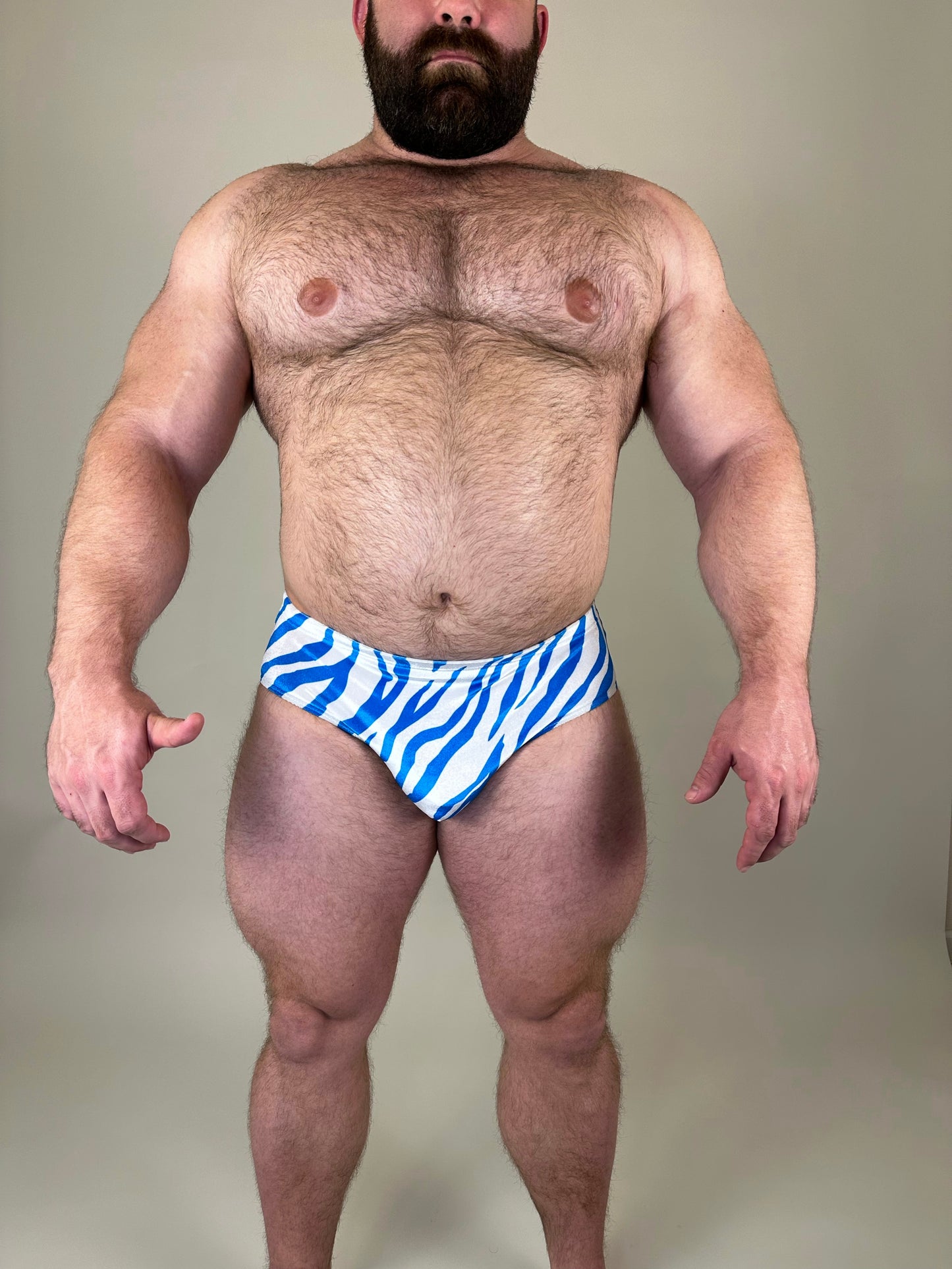 Blue Tiger Velvet Brief