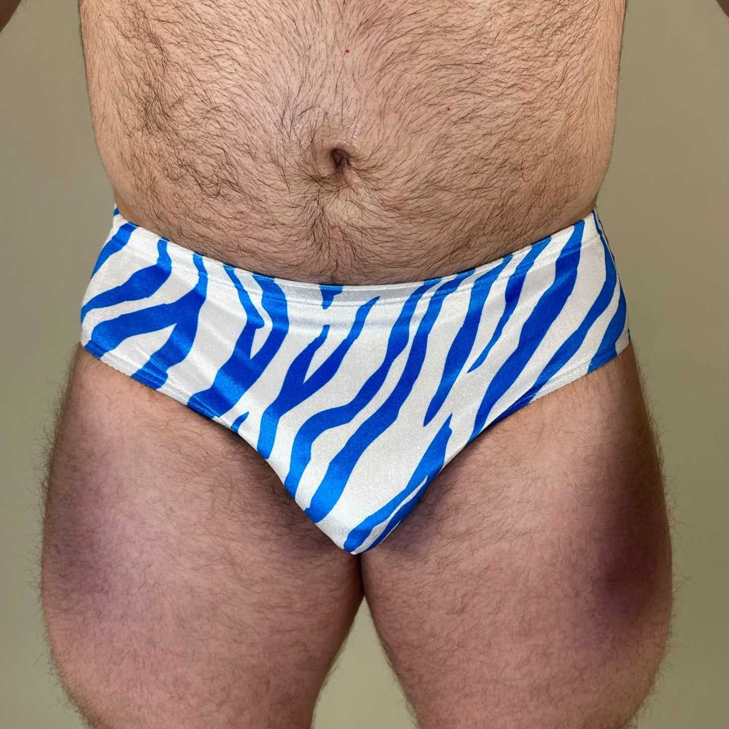 Blue Tiger Velvet Brief