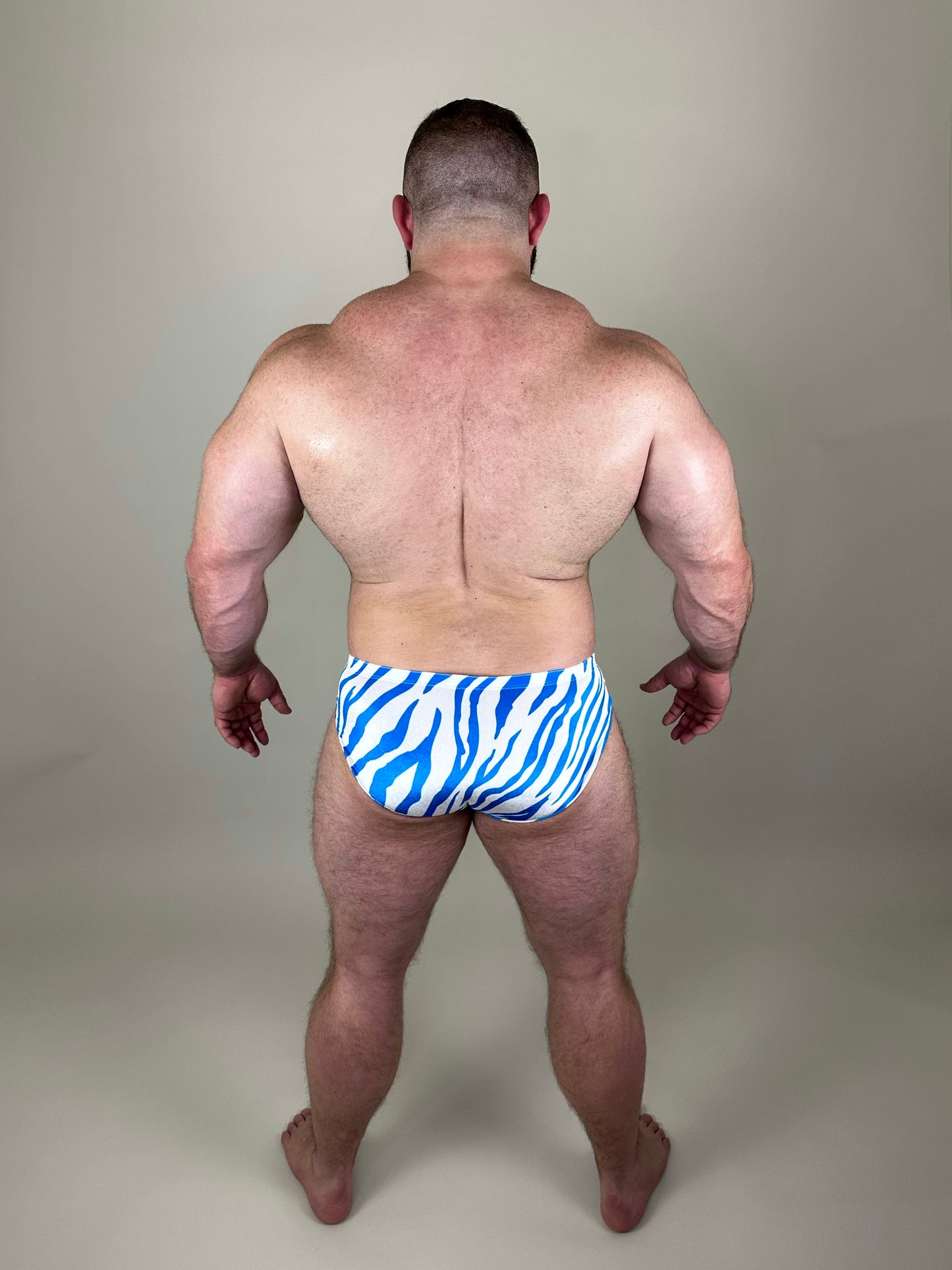 Blue Tiger Velvet Brief
