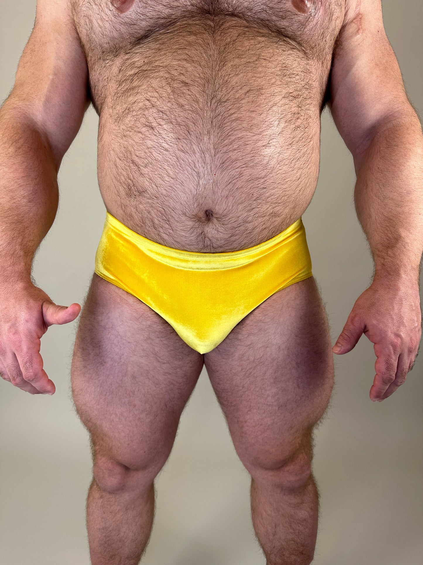 Gold Velvet Brief