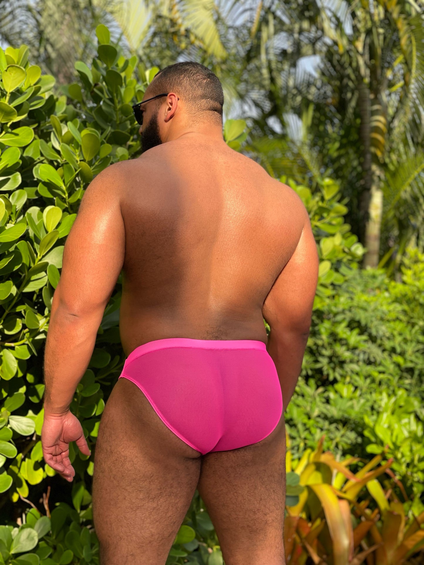 Bussy Pink Mesh Bikini