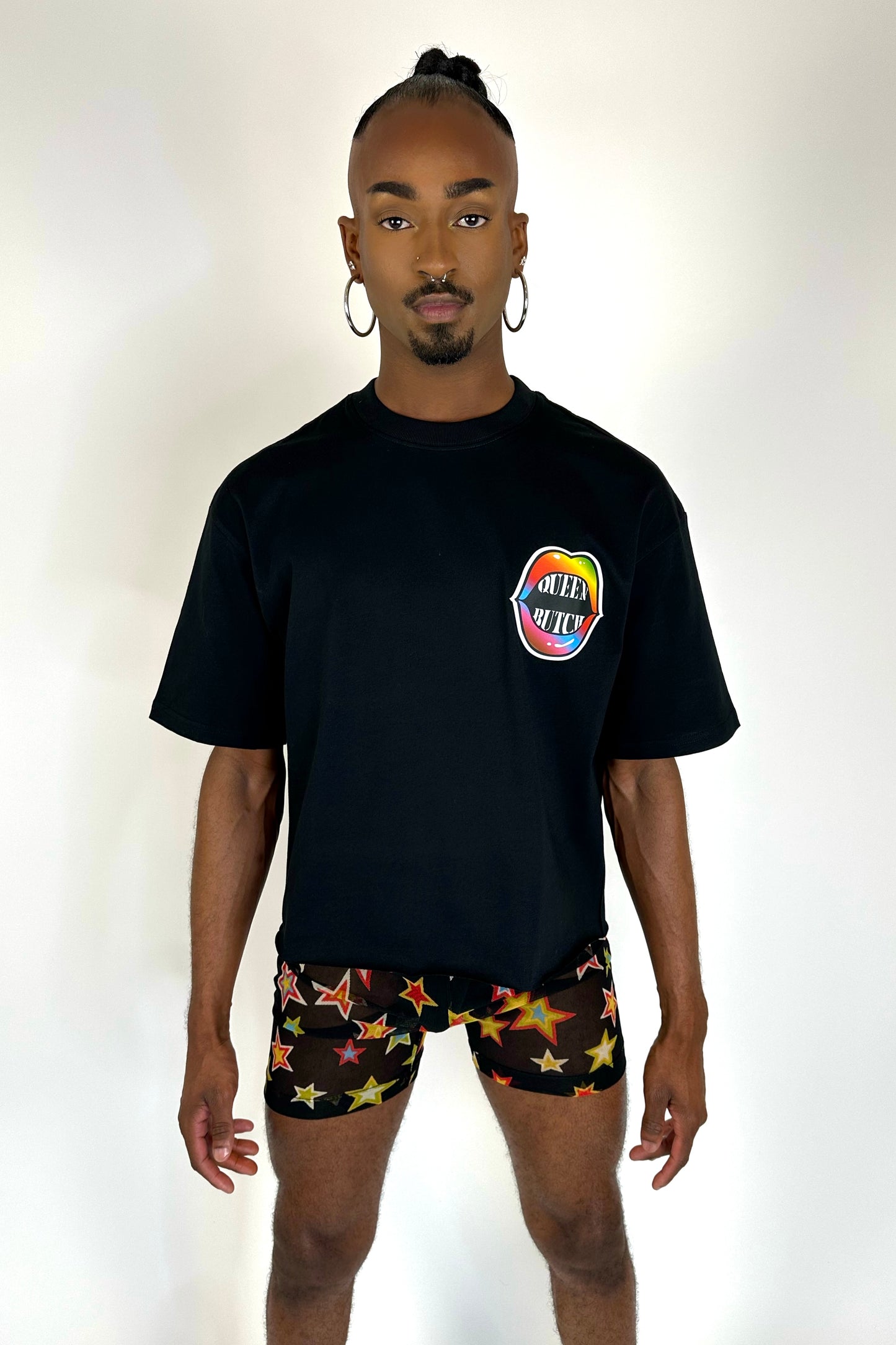 Queen Butch Oversized Tee (Black)