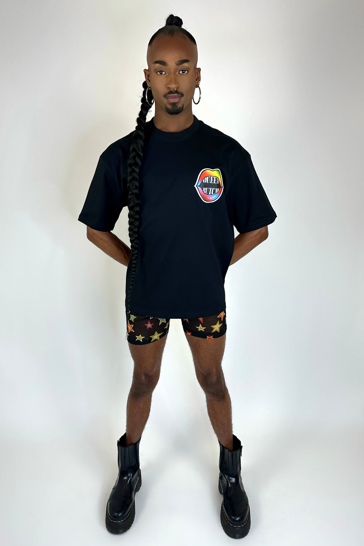 Queen Butch Oversized Tee (Black)