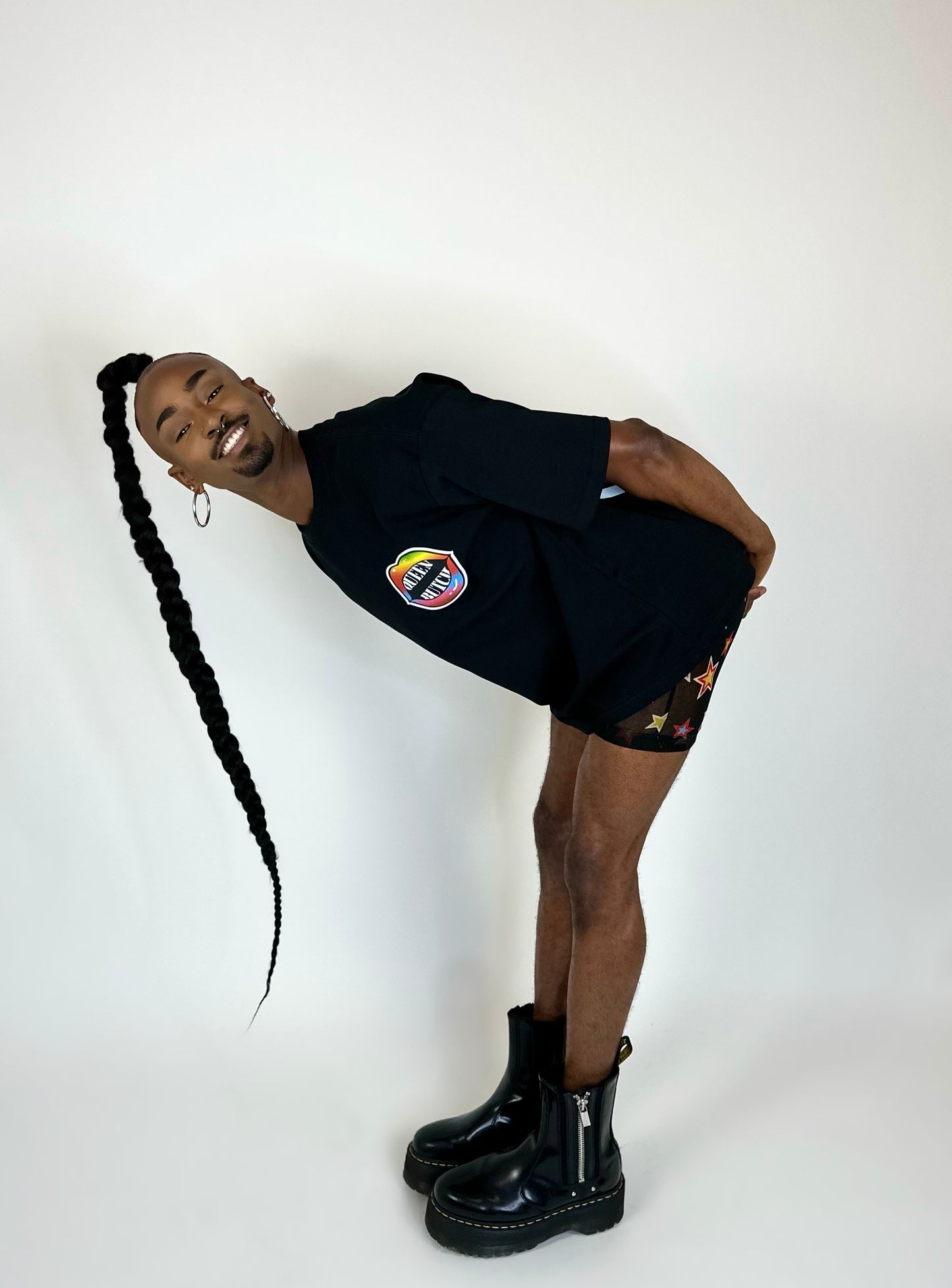 Queen Butch Oversized Tee (Black)