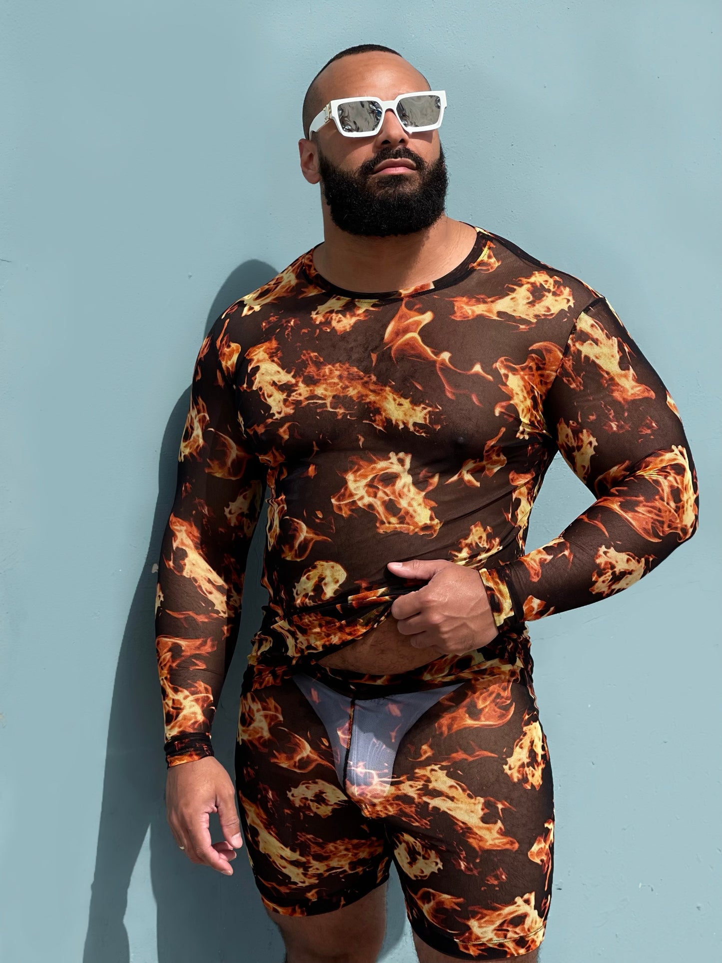 Flamer Biker Shorts