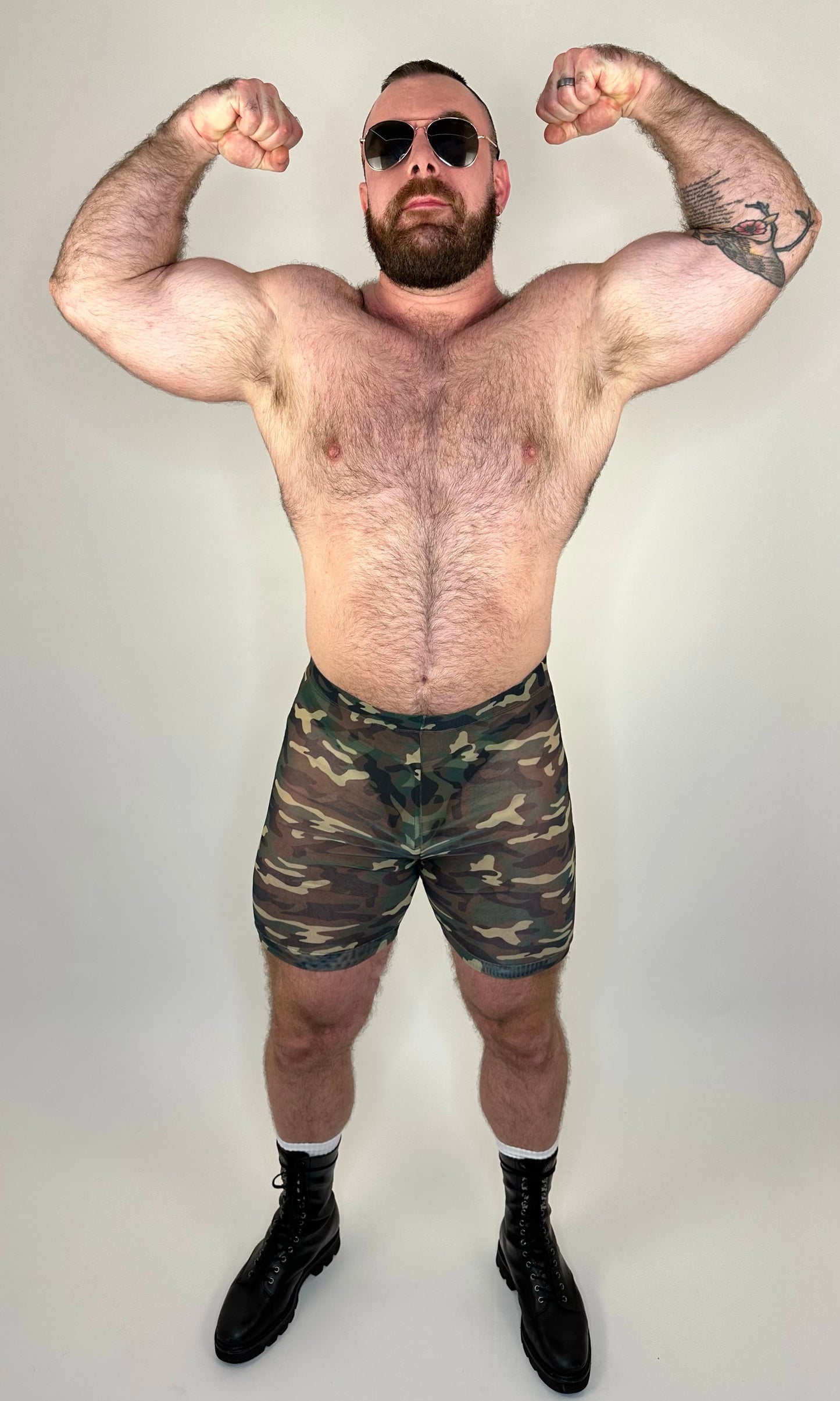 Camo Biker Shorts