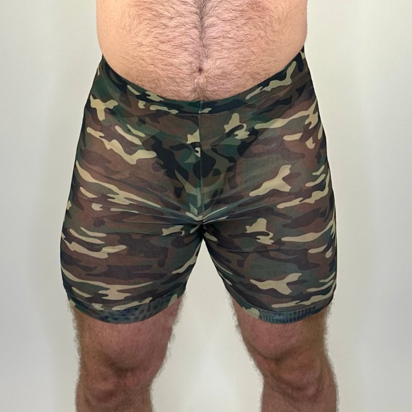 Camo Biker Shorts