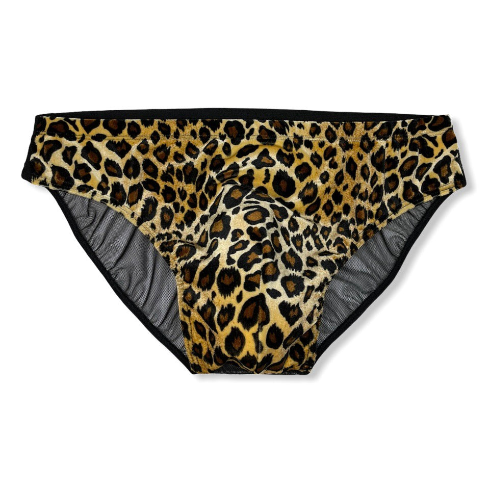 Leopard/Mesh Brief