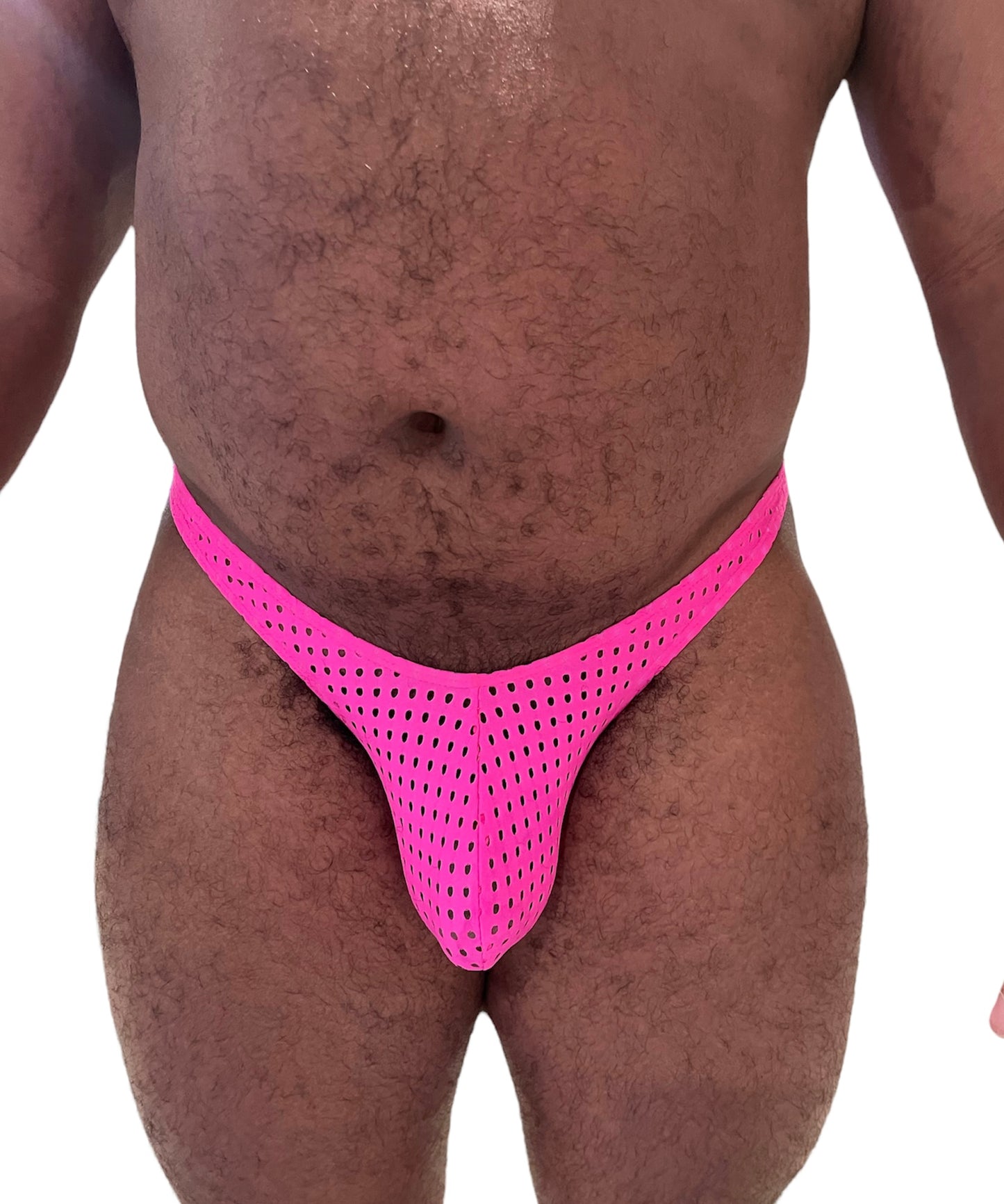 Pink Mesh Thong (SMALL ONLY)