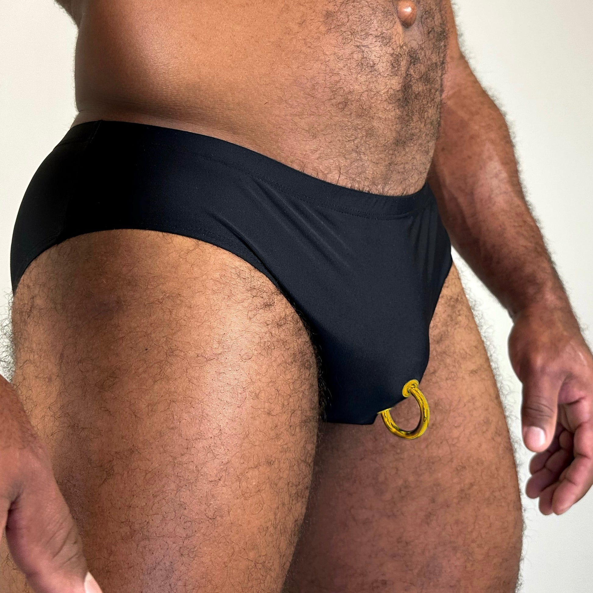 18k Gold Prince Albert Brief (Black) – ALFONS DOVANA