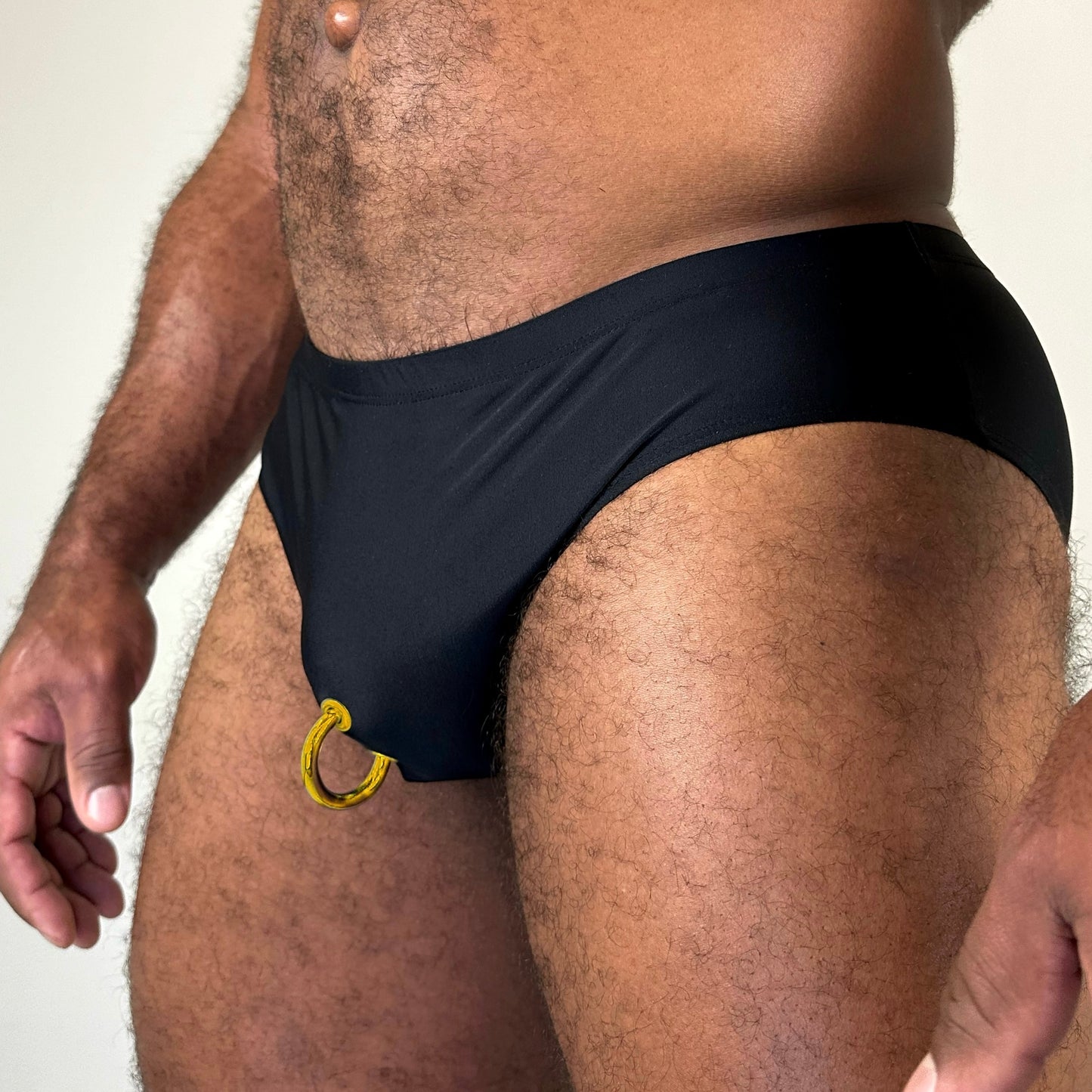 18k Gold Prince Albert Brief (Black)